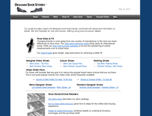 Tablet Screenshot of designershoestores.com
